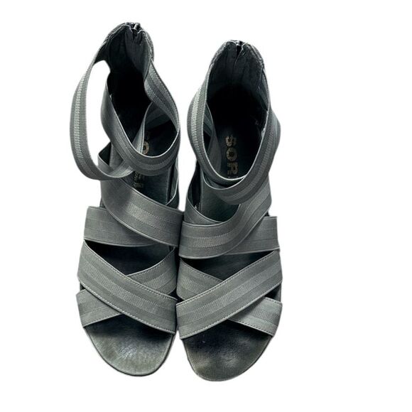 Sorel Forest Green Sandals - Picture 2 of 6